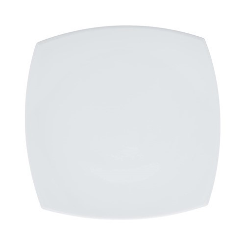PLATO LLANO LUMINARC QUADRATO BLANCO 26CMS